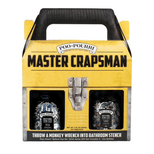 Master Crapsman Gift Set - Poo~Pourri Toilet Spray